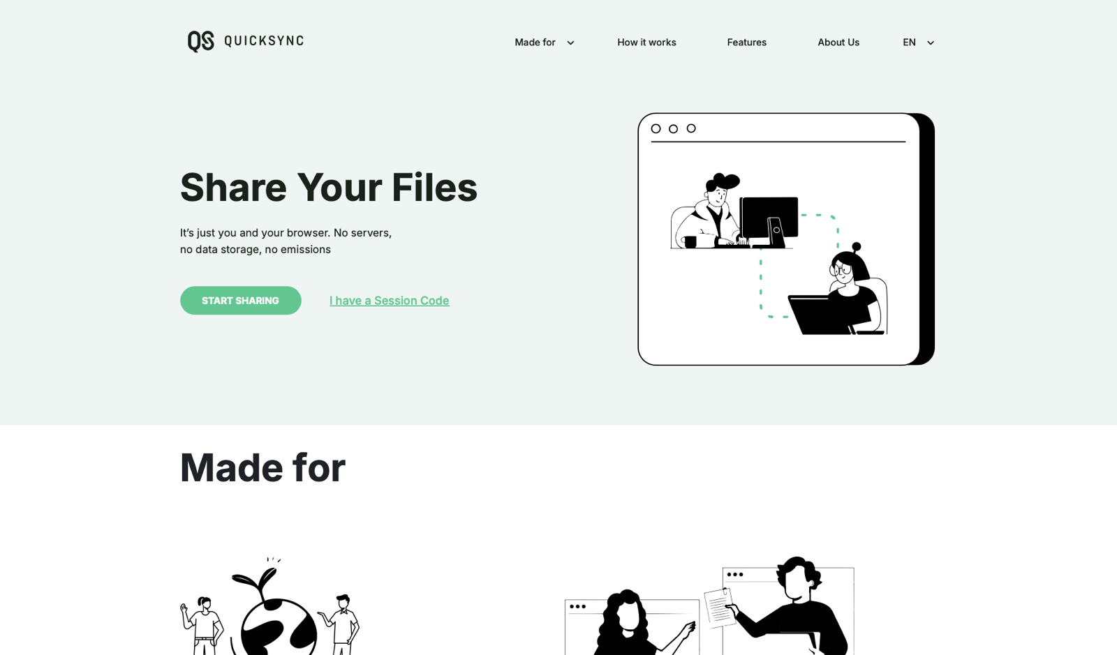 Quicksync Me detail screenshot